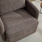 Fauteuil pivotant Chenille au design moderne et épuré