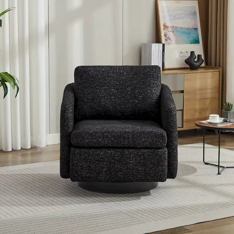 Fauteuil pivotant Chenille au design moderne et épuré