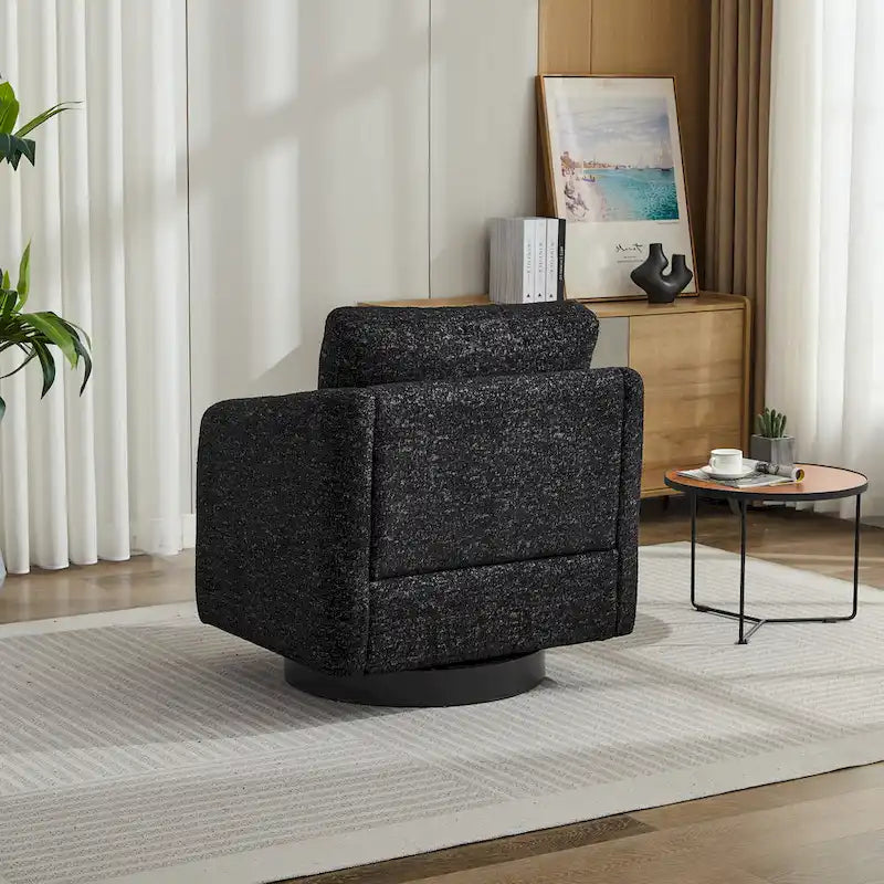 Fauteuil pivotant Chenille au design moderne et épuré
