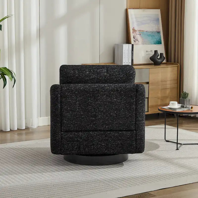 Fauteuil pivotant Chenille au design moderne et épuré