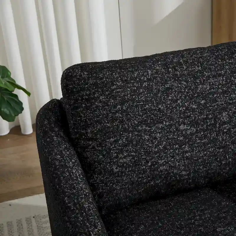 Fauteuil pivotant Chenille au design moderne et épuré