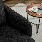 Fauteuil pivotant Chenille au design moderne et épuré