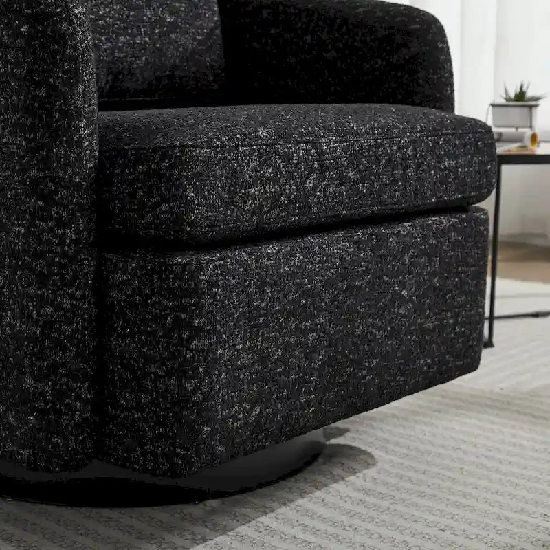 Fauteuil pivotant Chenille au design moderne et épuré