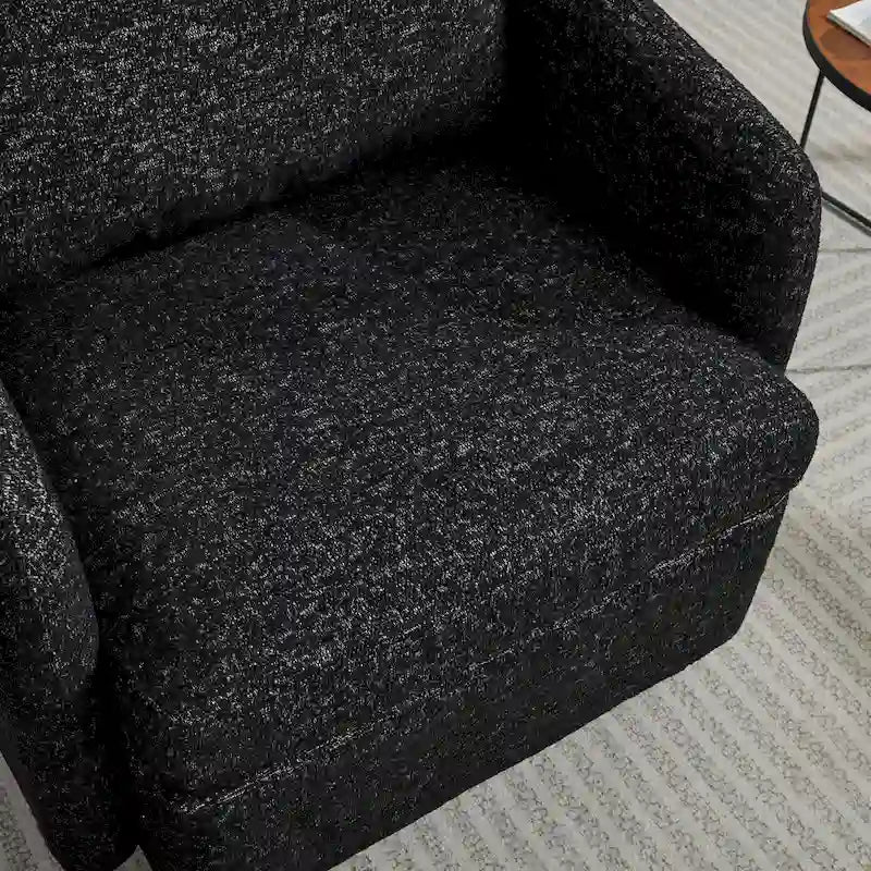 Fauteuil pivotant Chenille au design moderne et épuré