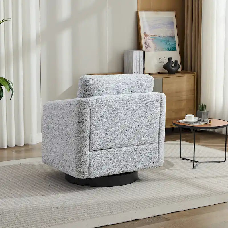 Fauteuil pivotant Chenille au design moderne et épuré