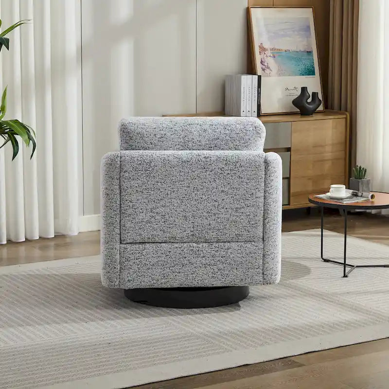 Fauteuil pivotant Chenille au design moderne et épuré