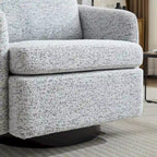 Fauteuil pivotant Chenille au design moderne et épuré