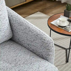 Fauteuil pivotant Chenille au design moderne et épuré