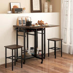 Table à manger roulante Table de cuisine extensible