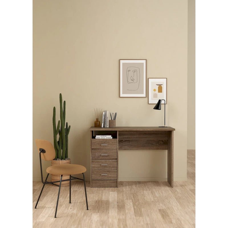 Bureau d'ordinateur à quatre tiroirs
