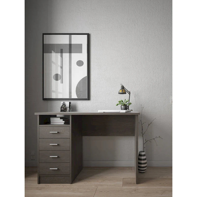 Bureau d'ordinateur à quatre tiroirs