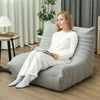 Fauteuil paresseux géant, canapé-poufs haute densité