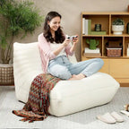 Fauteuil paresseux géant, canapé-poufs haute densité