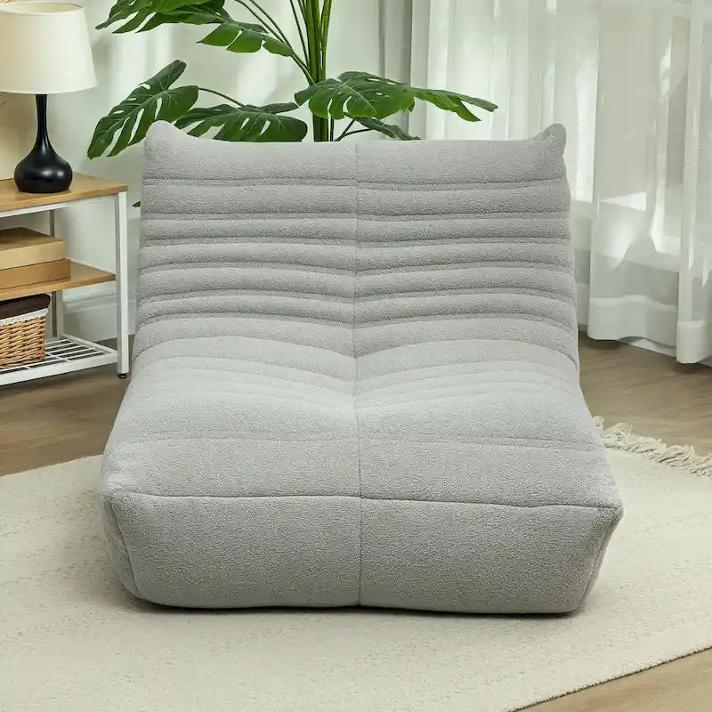 Fauteuil paresseux géant, canapé-poufs haute densité