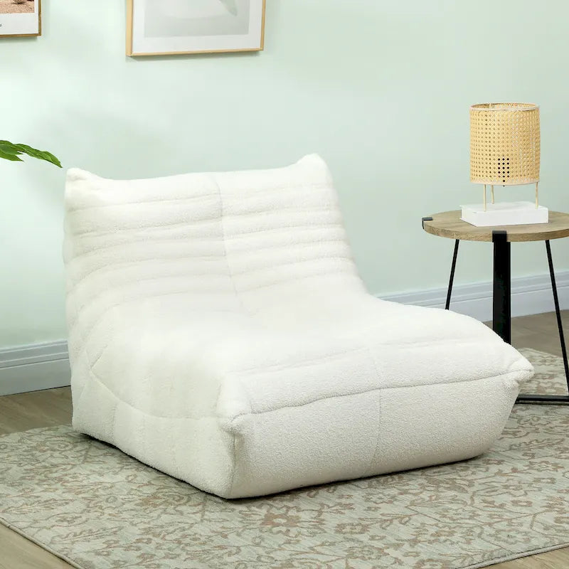 Fauteuil paresseux géant, canapé-poufs haute densité