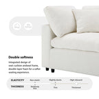 Canapé-lit modulaire d'angle en chenille