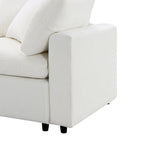 Canapé-lit modulaire d'angle en chenille