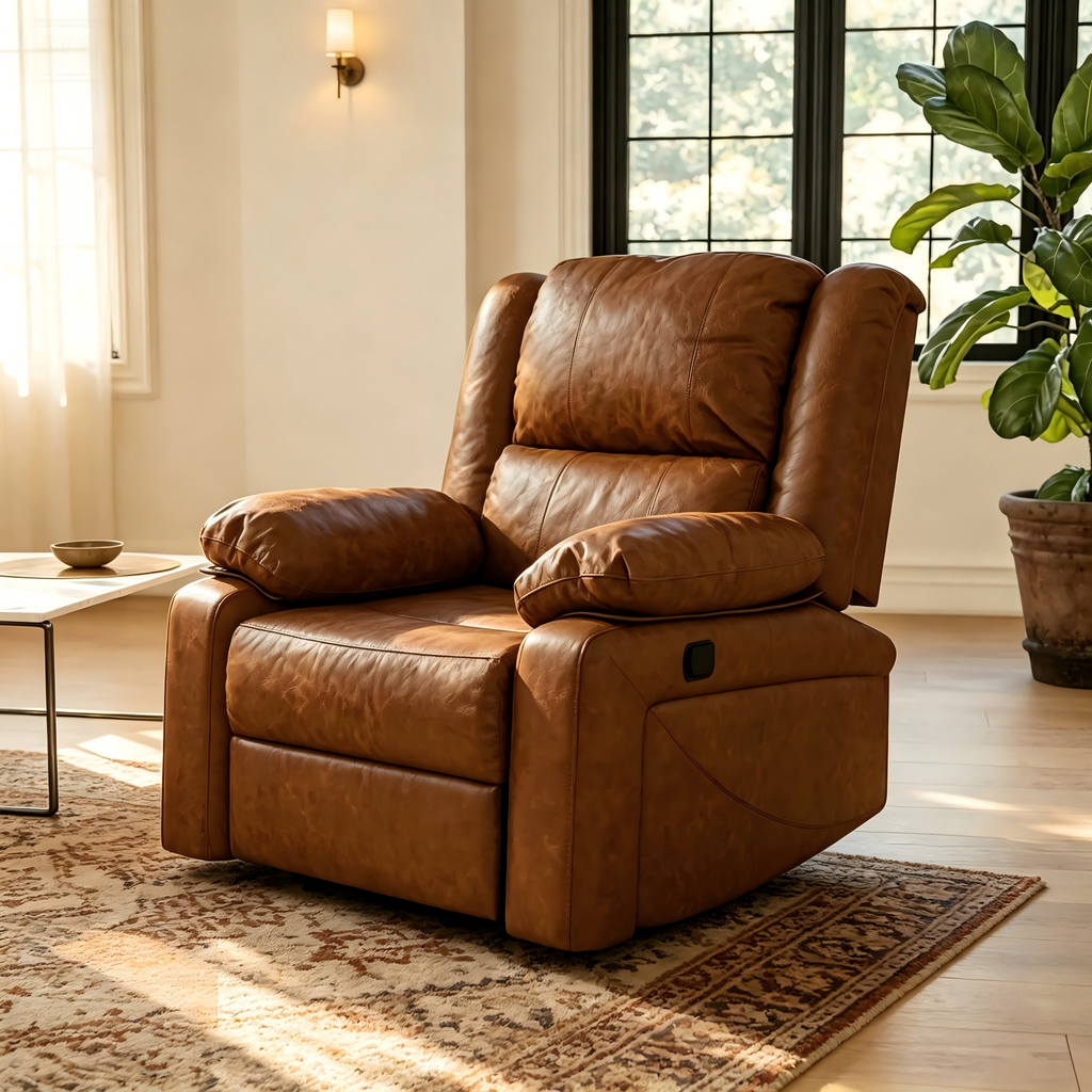 Fauteuil inclinable dossier microfibre