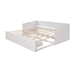 Lit de repos en bois avec lit gigogne