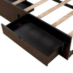 Lit de repos en bois avec lit gigogne