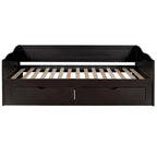 Lit de repos en bois avec lit gigogne