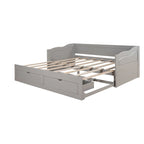 Lit de repos en bois avec lit gigogne