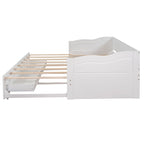 Lit de repos en bois avec lit gigogne