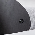 Tabourets de bar pivotants réglables avec assise rembourrée en tissu