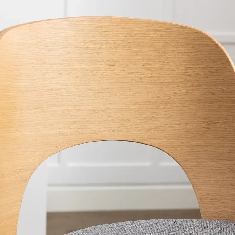 Tabourets de bar pivotants réglables avec assise rembourrée en tissu