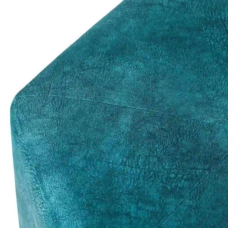 Tabouret de Maquillage Pouf Hexagonal Repose-pieds Rembourré