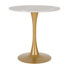 Table de bistrot ronde avec pied central