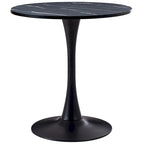 Table de bistrot ronde avec pied central