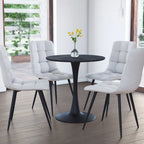 Table de bistrot ronde avec pied central