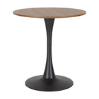 Table de bistrot ronde avec pied central