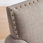Fauteuil et causeuse en tissu