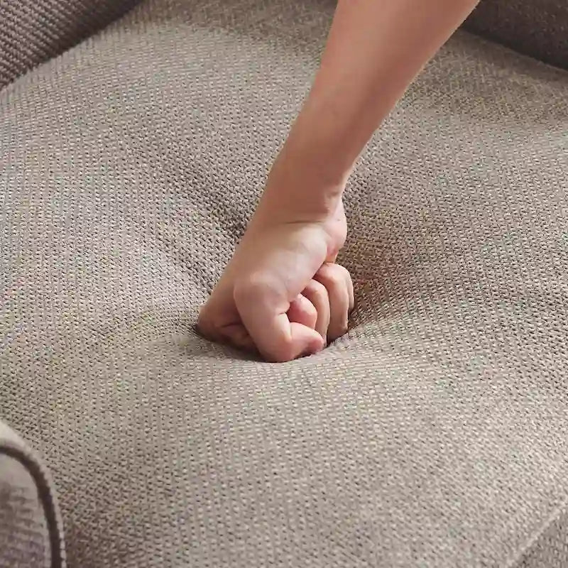 Fauteuil et causeuse en tissu