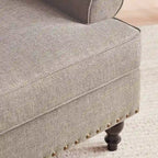 Fauteuil et causeuse en tissu