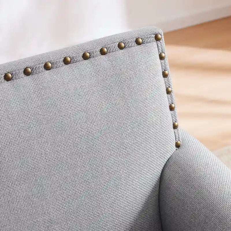 Fauteuil et causeuse en tissu