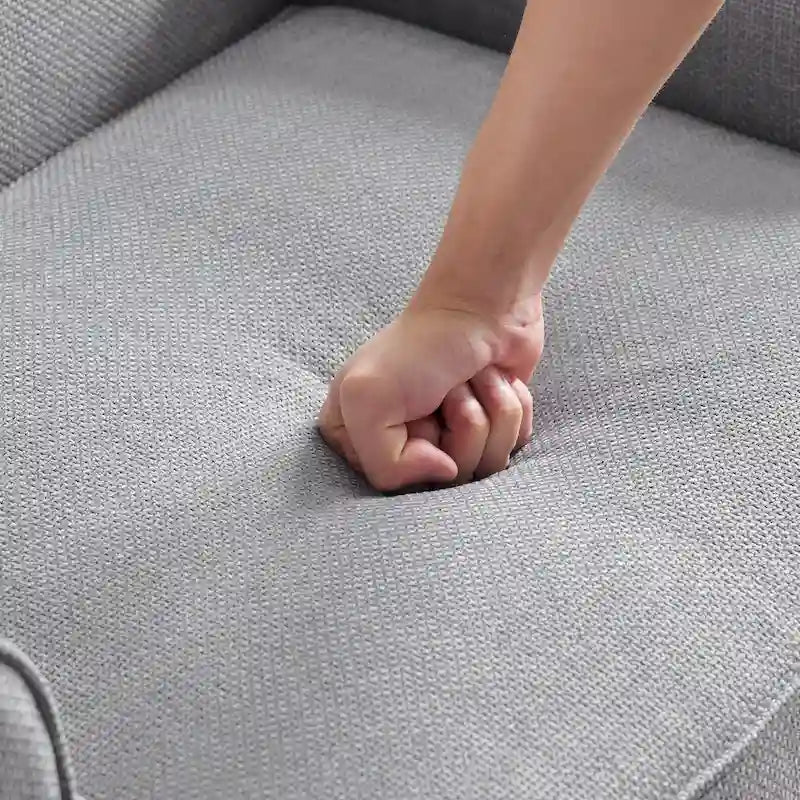 Fauteuil et causeuse en tissu