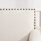 Fauteuil et causeuse en tissu