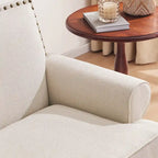 Fauteuil et causeuse en tissu