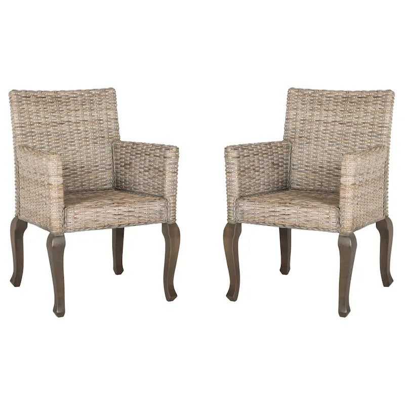 Chaises de salle à manger en rotin naturel