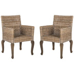 Chaises de salle à manger en rotin naturel