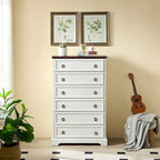Organisateurs de placard commode modernes à 6 tiroirs pour chambre à coucher