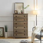 Organisateurs de placard commode modernes à 6 tiroirs pour chambre à coucher