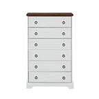 Organisateurs de placard commode modernes à 6 tiroirs pour chambre à coucher