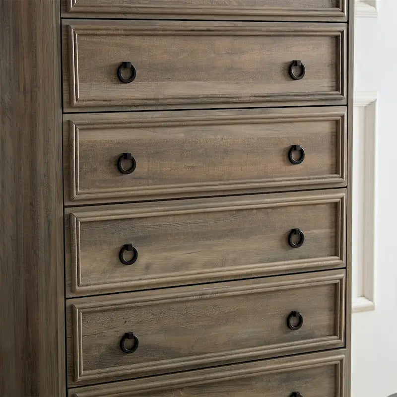 Organisateurs de placard commode modernes à 6 tiroirs pour chambre à coucher