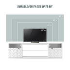 Meuble TV laqué brillant