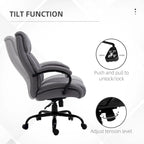 Fauteuil de bureau de direction grand et robuste à dossier haut