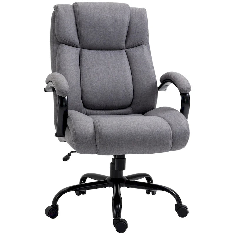 Fauteuil de bureau de direction grand et robuste à dossier haut